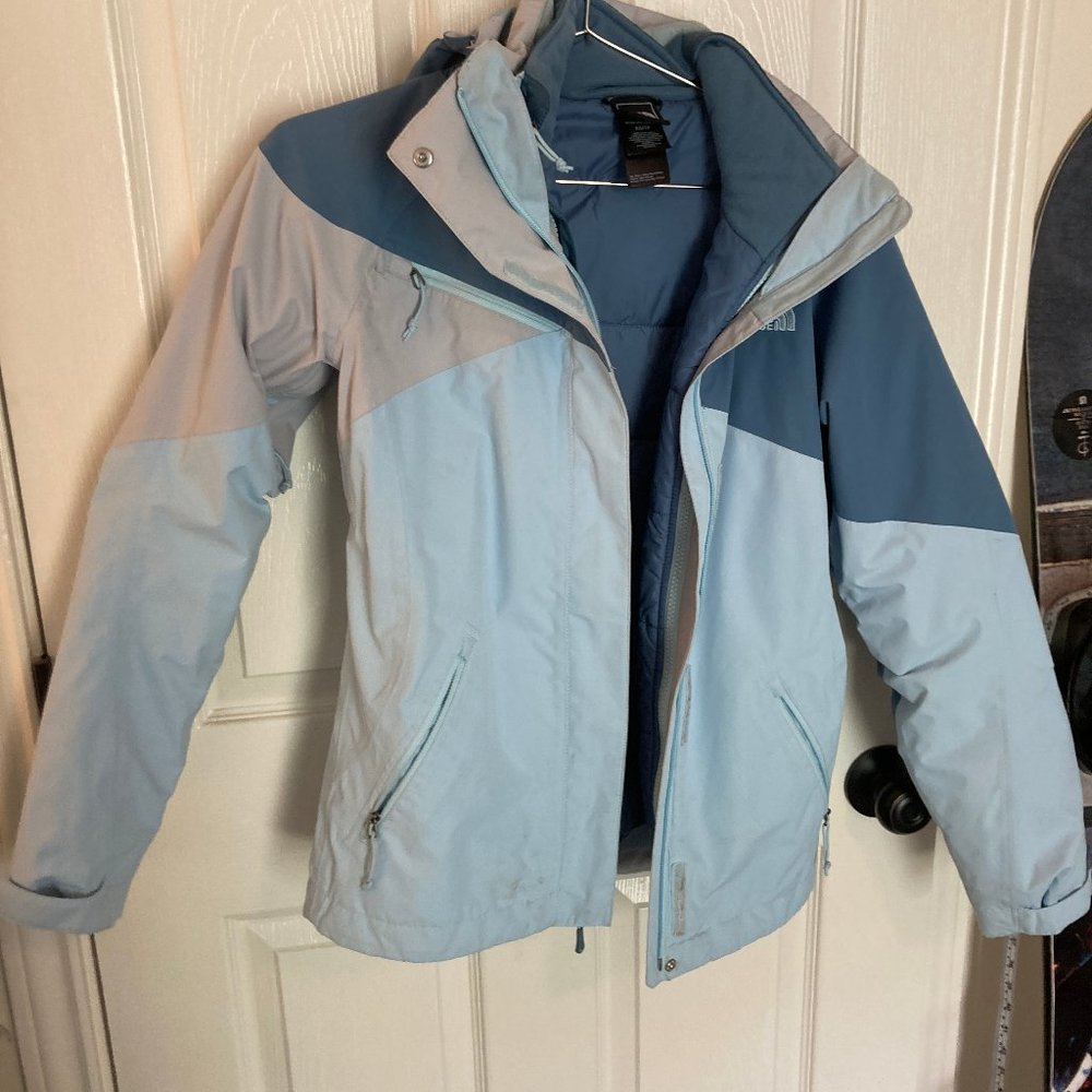 North Face Womens XS Shell and Puff Jacket